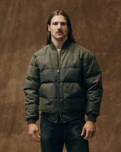 Down Bomber Jacket - Otter Green