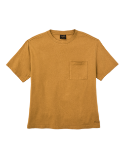 Women's Short Sleeve Pocket Tee - Bronze Brown