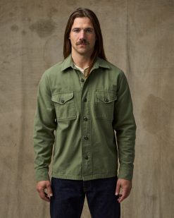 Field Jac-shirt - Washed Fatigue Green