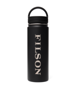 Insulated Water Bottle - Black / Logo