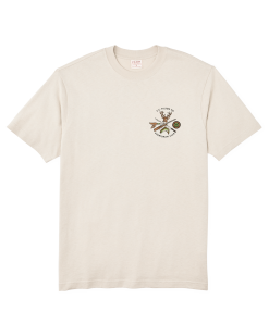 Short Sleeve Sportsman Club Graphic T-Shirt - Cliff Gray / Sportsman Club