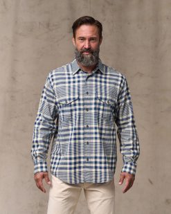 Lightweight Alaskan Guide Shirt - Indigo Multi Plaid