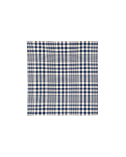 Square Bandana - Indigo Multi Plaid