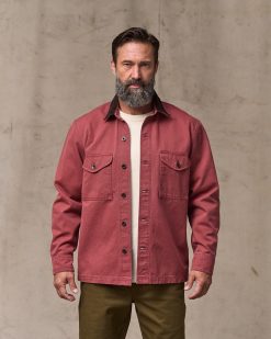 Rustic Canvas Jac-shirt - Red Rock