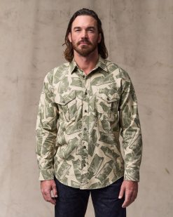 Lightweight Alaskan Guide Shirt - Khaki / Print