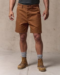 Dry Tin Cloth Shorts - Whiskey